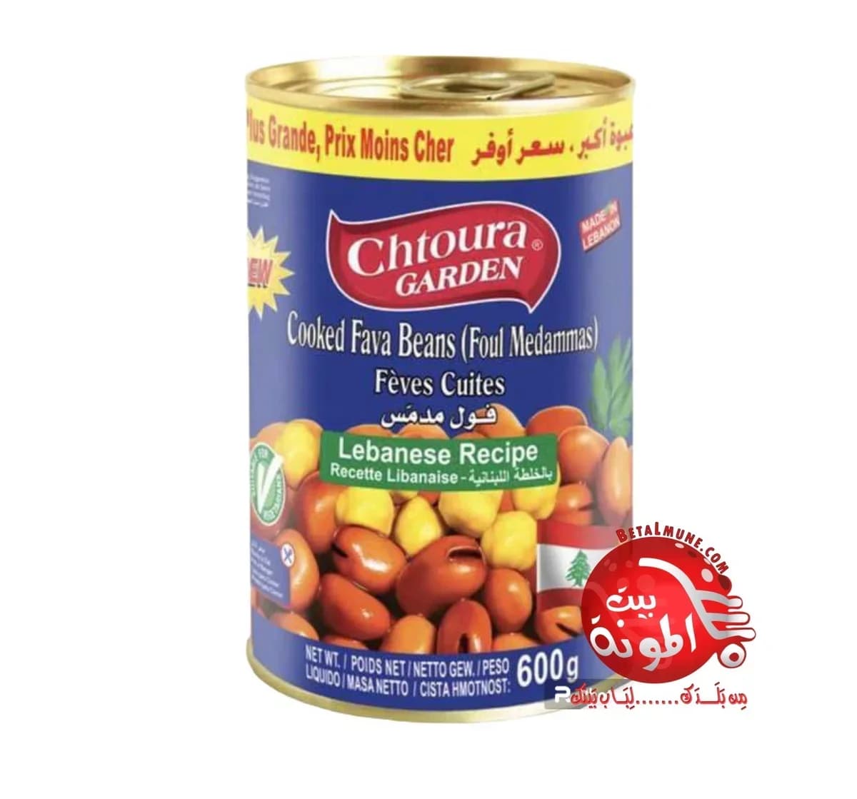 Habas salsa Libanesa Chtoura 400g