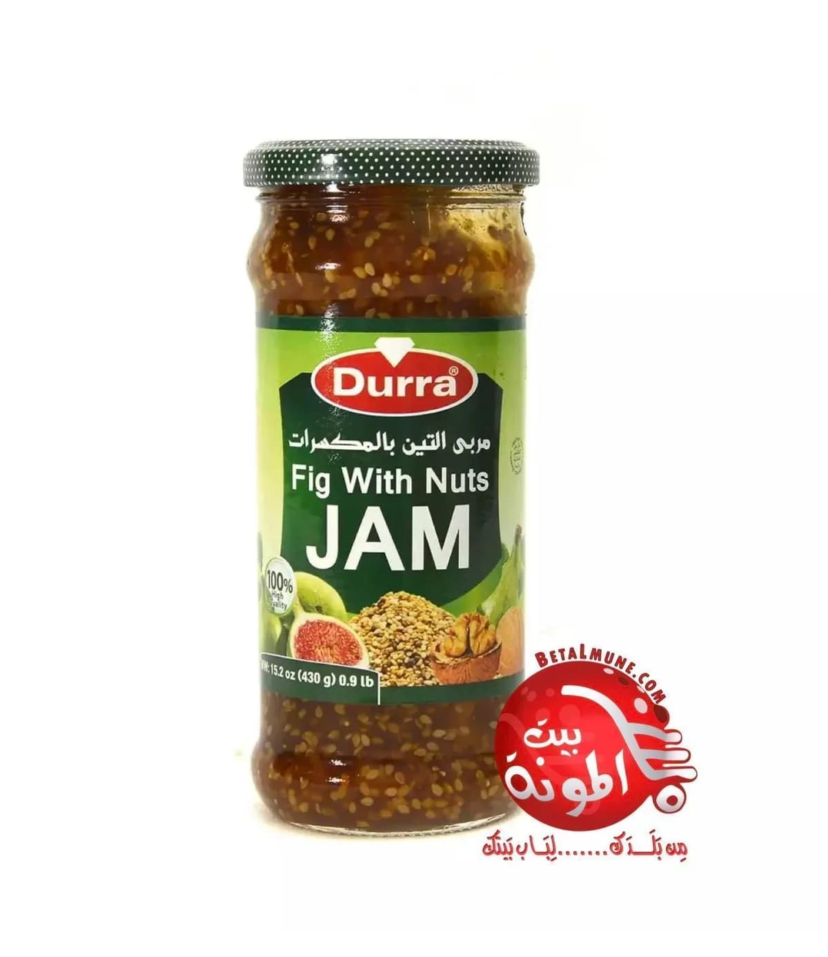 Mermelada de higos y nueces Durra 430g