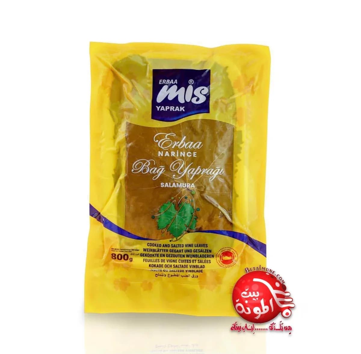Hojas de parra Mis Yaprak 800g