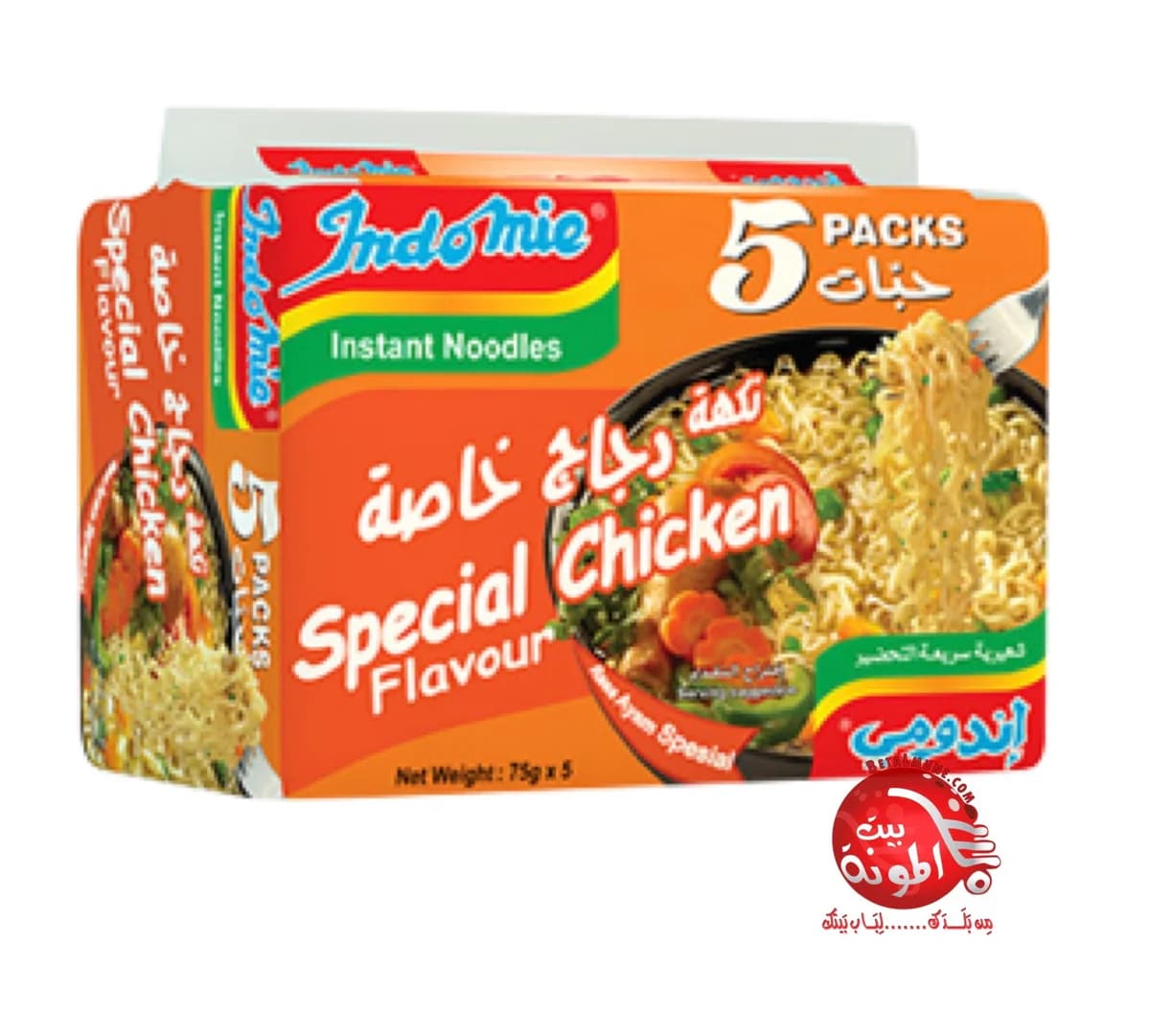 Indomie sabor pollo especial 5x75g