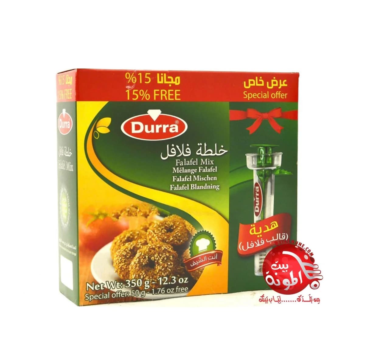 Falafel Durra+molde 350g